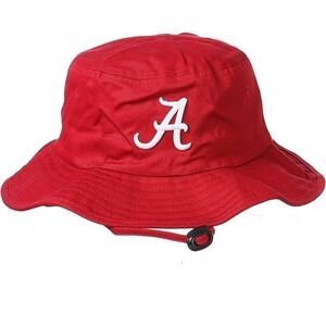 Zephyr Alabama Crimson Tide Bucket Hat Cap Red Size Large